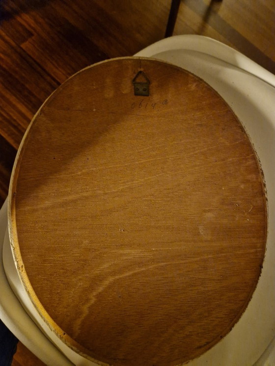 Image 1 of Specchio da parete ovale antico