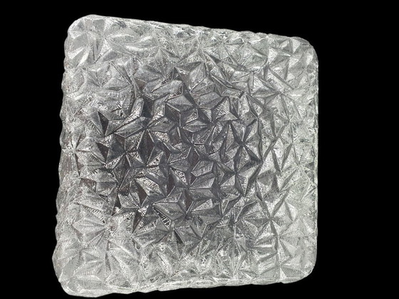 Image 1 of 2240 Lampada da soffitto in vetro vintage anni '60