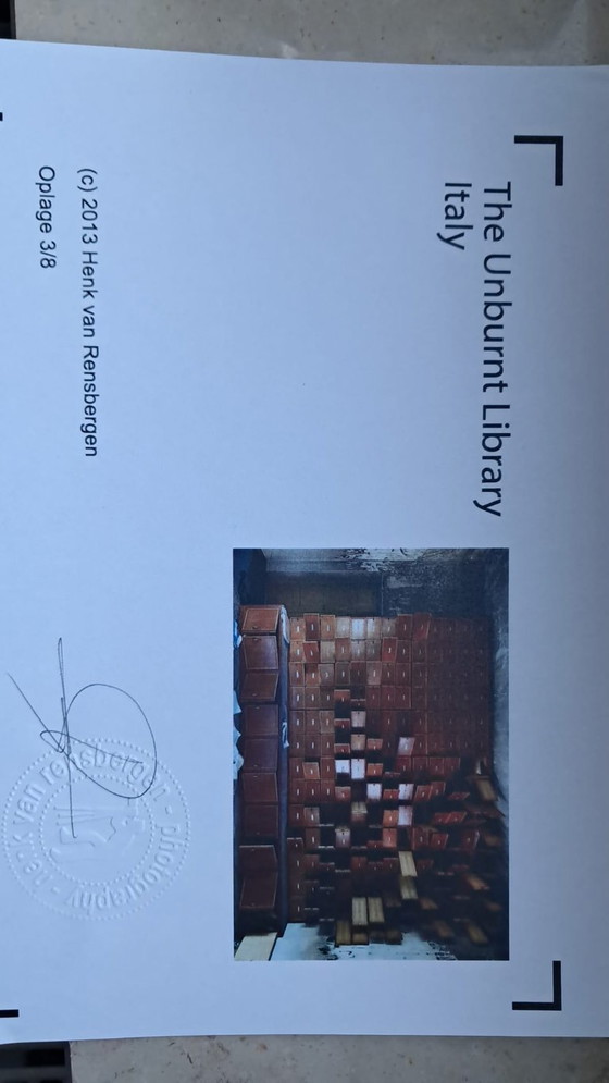 Image 1 of Biblioteca incompiuta di Henk van Rensbergen