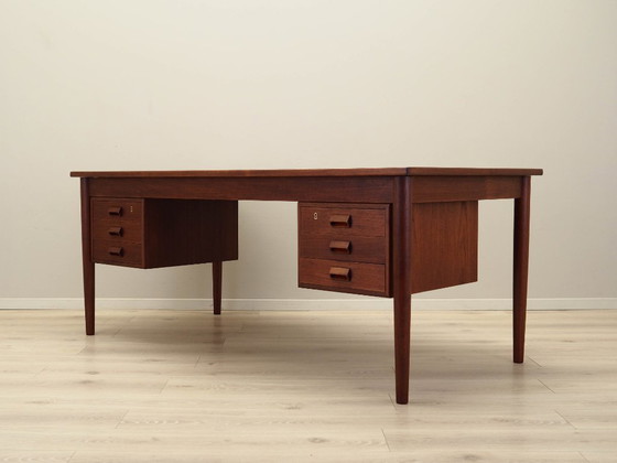 Image 1 of Schreibtisch aus Teakholz, dänisches Design, 1960er Jahre, Designer: Børge Mogensen