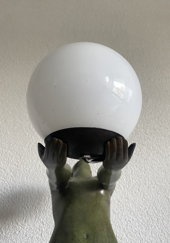 Image 1 of Lampadaire vintage Clarté Max Le Verrier