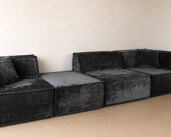 Spedizione gratuita, Nuovo, Modulare, Stile vintage di metà secolo – Divani modulari, Velvet (photo 5 of 5)