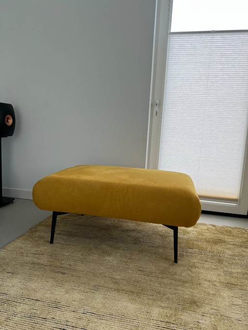 Yellow footstool