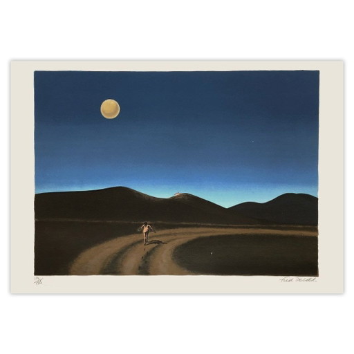 Fred ZELLER Fuite en avant Lithographie signée 1975