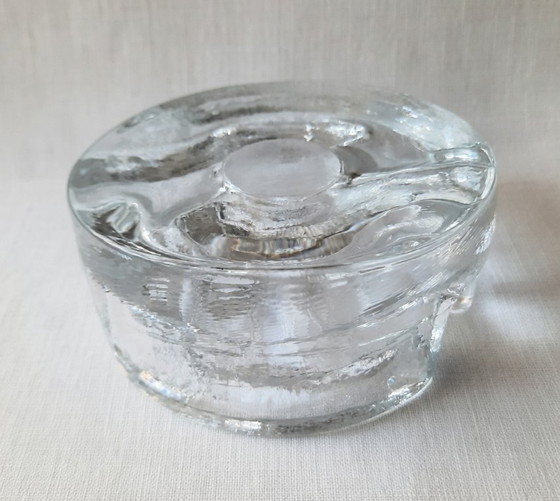 Image 1 of Chauffe-théière iconique La Vida – Verre cristal soufflé à la bouche, années 1970