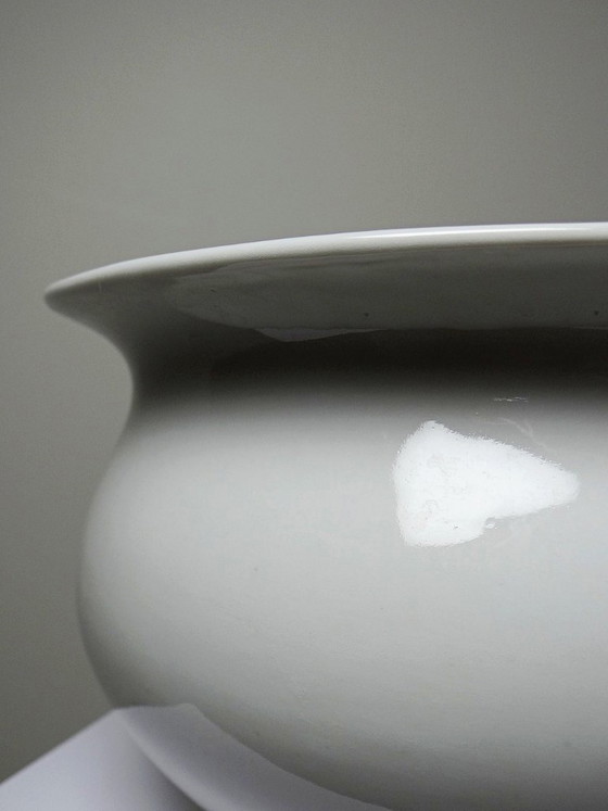 Image 1 of Vintage nachtpot van wit Limoges-porselein uit de 20e eeuw