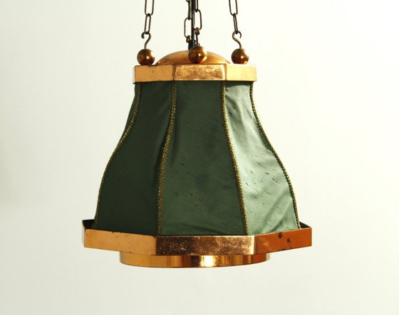 Image 1 of Copper Pendant Lamp, Sweden, 1950s