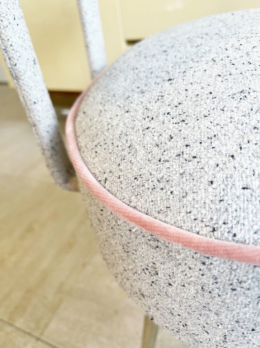 Vintage chair fully reupholstered – handcrafted restoration – kuipstoelen, Textile (photo 2 of 7)
