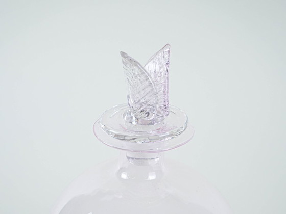 Image 1 of Glaskaraffe, italienisches Design, 1970er Jahre, hergestellt in Italien