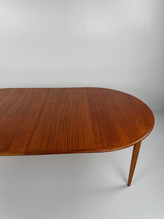 Image 1 of Tavolo da pranzo allungabile in teak di Skovmand & Andersen – Eleganza danese di metà secolo