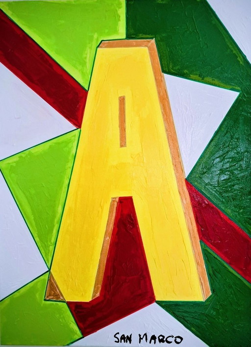 Enzo SAN MARCO – Liebe mit großem A – Gemälde des Künstlers