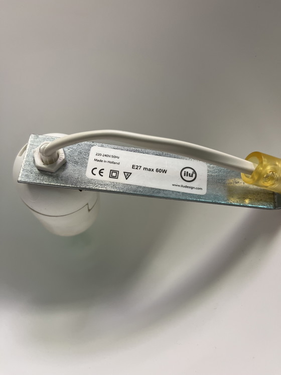 Image 1 of ILU Opaline Glass Table Lamp 36 cm Postmodern Design