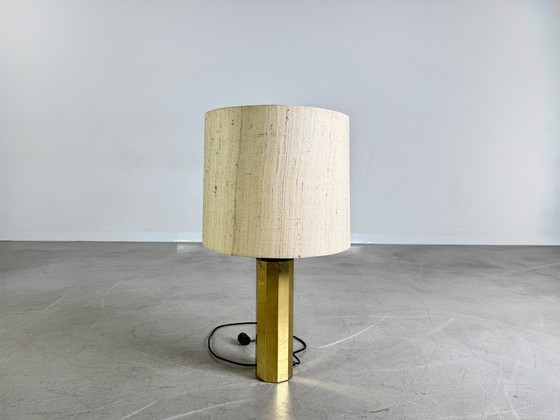 Image 1 of Lampe de table Midcentury Lampadaire en laiton Lampe vintage 1960
