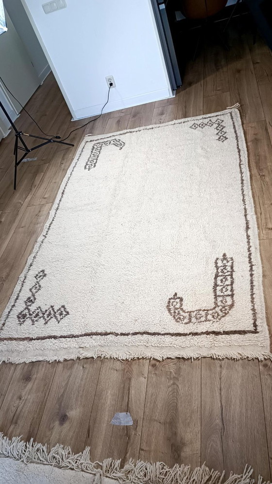 Image 1 of Berberteppich Schurwolle Marokkanischer Teppich - 230 x 135 cm 300 x 200 m Typ B21.6