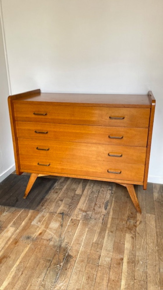 Vintage ladekast met kompasvormige poten – Ladekasten, Wood (photo 8 of 42)