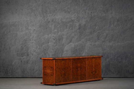 Image 1 of Buffet italien vintage en loupe d'orme, par Alberto Smania pour Studio Smania Interni, Italie, années 1960