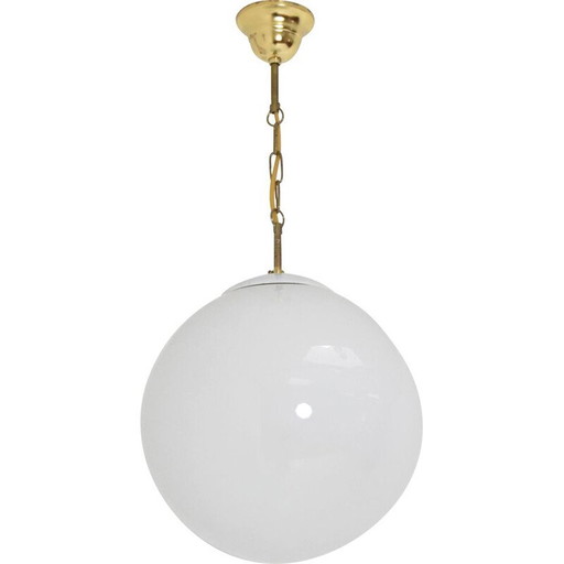 Pendentif en verre Mid Century 1970