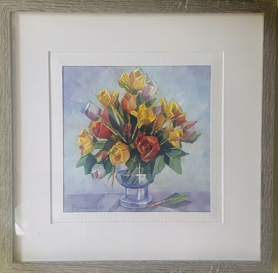 Image 1 of Checkered flowers 2