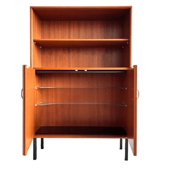 Image 1 of Vintage mid-century teak buffetkast Deens Design barkast 1960's
