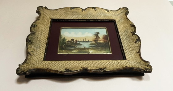 Image 1 of Öl auf Karton von Lucio Cargnel (1903-1998) Privatsammlung.