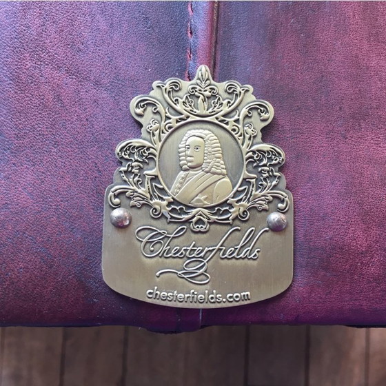 Image 1 of Poltrona Chesterfield in pelle realizzata su misura, Fleming & Howland, 2016