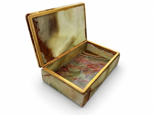 1960s onyx jewelry box