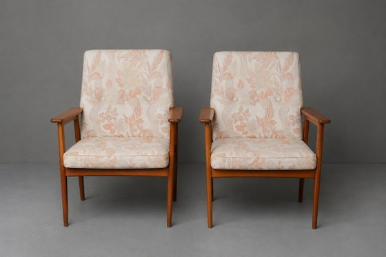 Image 1 of Par de sillones daneses de teca diseñados por OD Møbler, década de 1970.