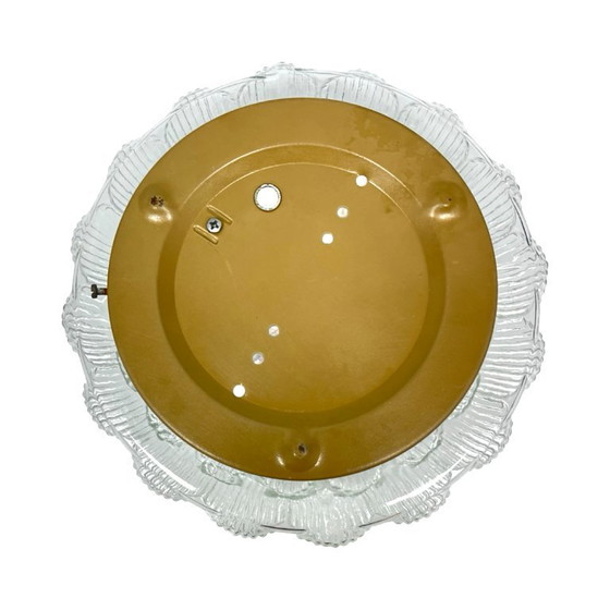 Image 1 of Massive Christmas tree glass ceiling lamp, Belgium, 1970s.