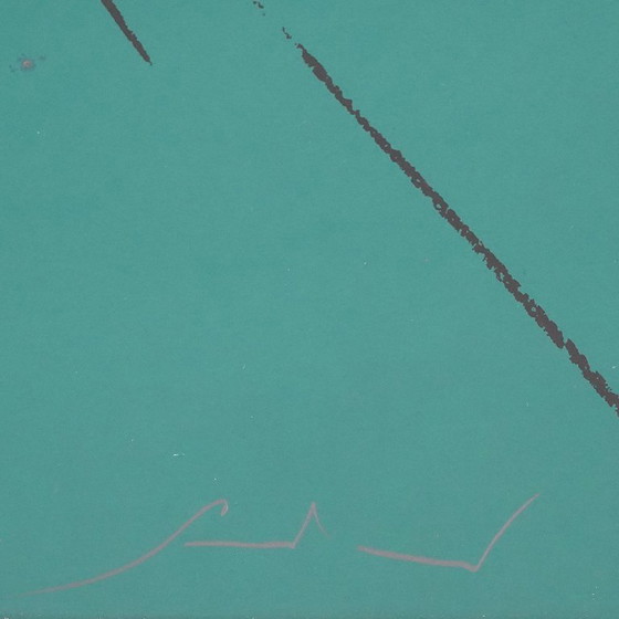 Image 1 of Emilio Scanavino, silkscreen on cardboard, 1960s