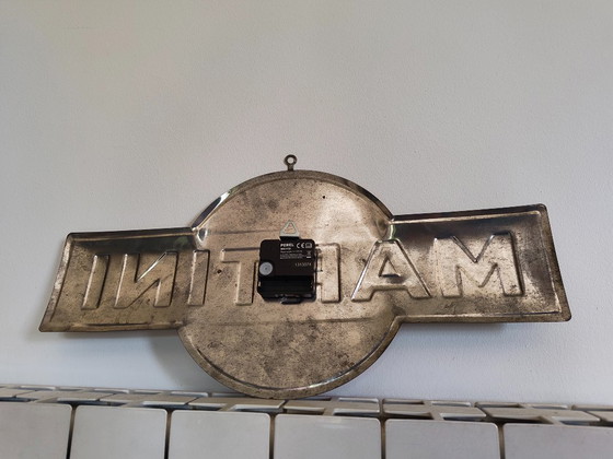 Image 1 of Vintage Martini metalen bord/klok