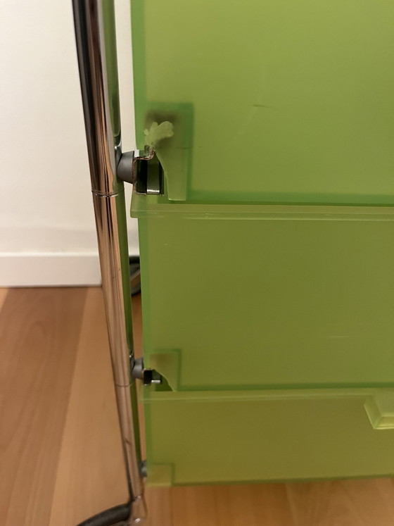 Kartell Mobil 3 Drawers Trolley – Storage cabinet, Plastic, Chrome (photo 5 of 6)