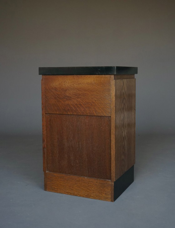 Image 1 of Mesita de noche Art Déco de H. Pander & Zn., década de 1930.