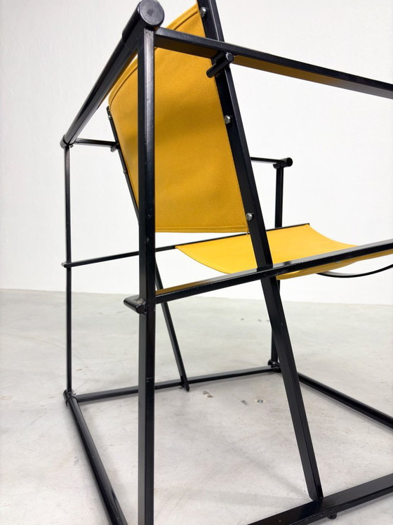 Set 'FM60' Armchairs by Radboud van Beekum for Pastoe – Canvas, Iron (photo 20 of 20)