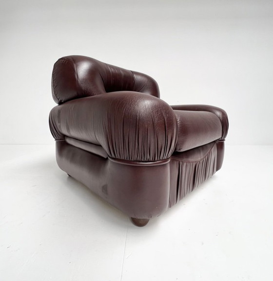 Image 1 of Ensemble de 2 fauteuils italiens attribués à Sapporo, années 1970