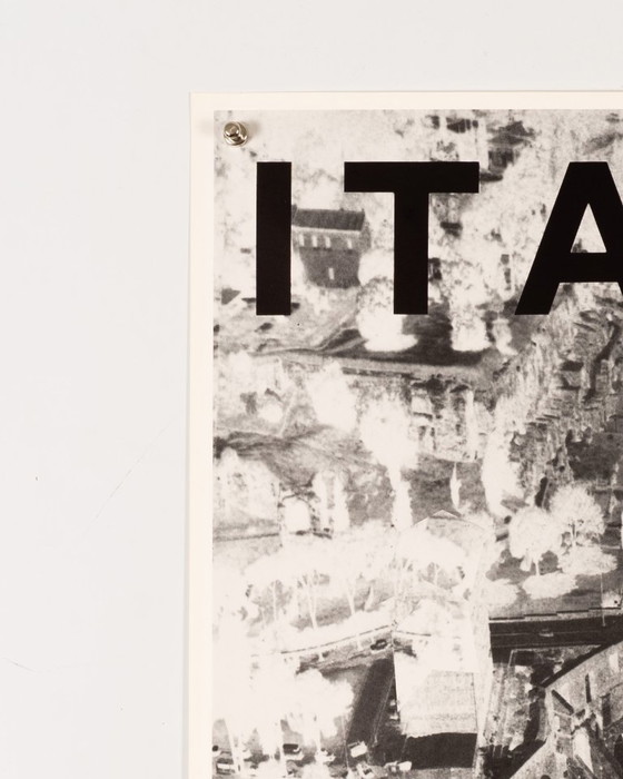 Image 1 of Italia 90 – 1990 Originele vintage sportposter van Alberto Burri – Modern – 100x70 cm