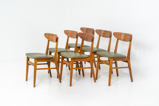 Set of 6 Farstrup 210 Chairs