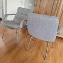 Set of 2x Artifort Channel Executive Chairs by Geoffrey Harcourt