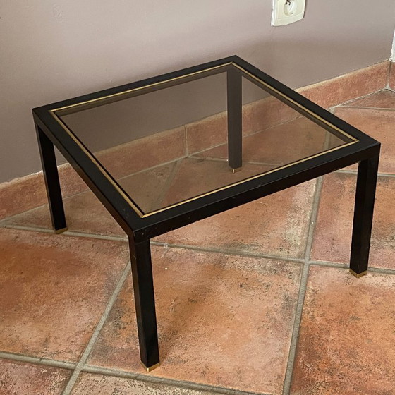 Juego de 3 mesas nido Roche Bobois. 1970. – Mesas de centro, Brass (photo 6 of 7)