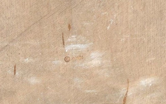 Image 1 of Anri Gilde woodcut three owls by Carl Spitzweg