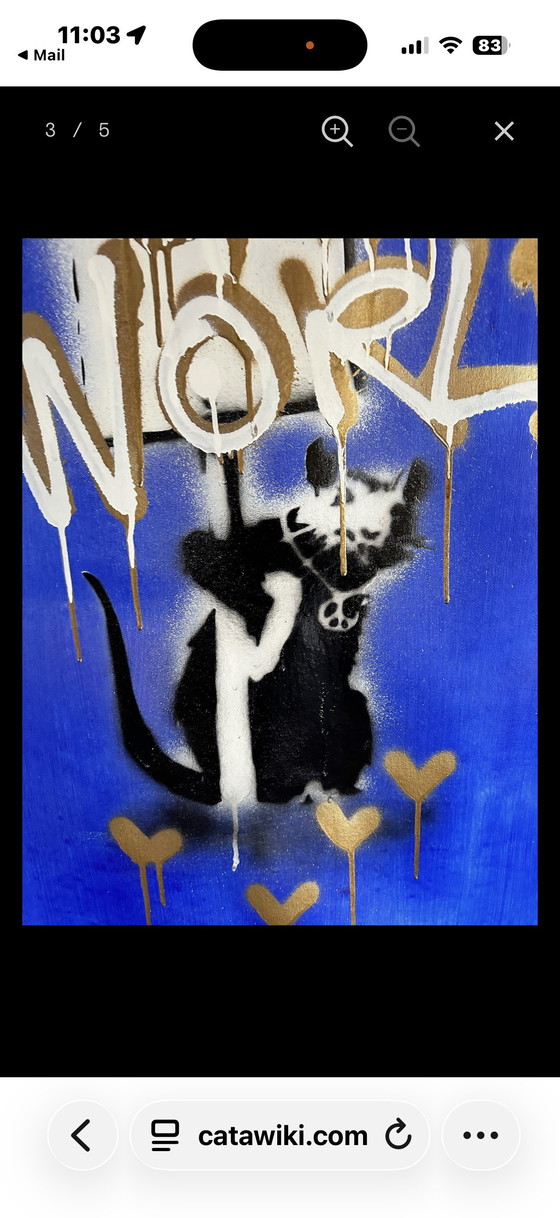 Image 1 of Gemälde „Betet für die Welt“ zu verkaufen