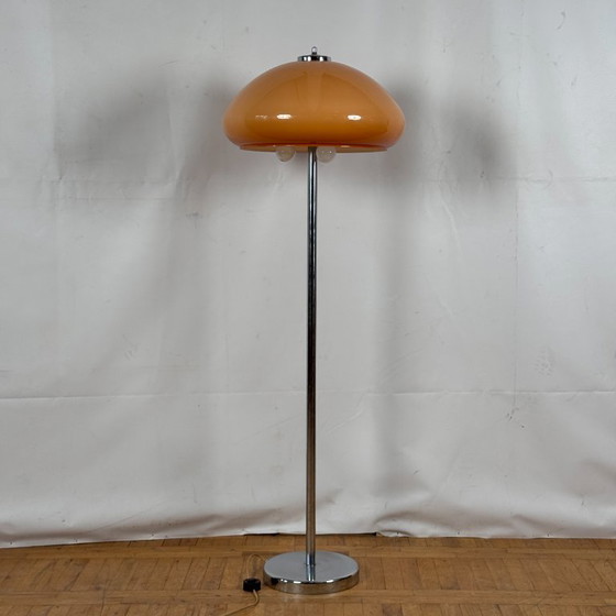 Image 1 of Vintage Hungarian “Szarvasi” Standing Lamp, 1970s — Retro Mid-Century Lighting