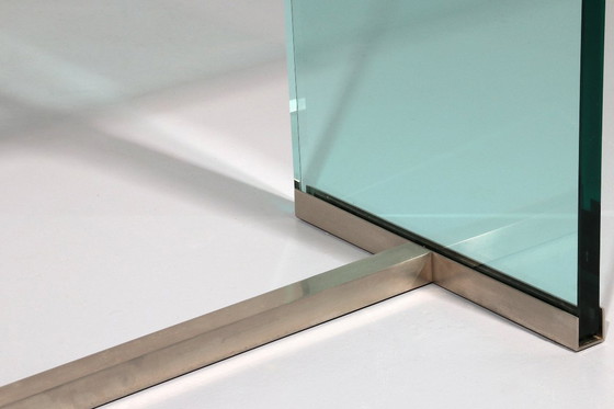 Image 1 of Peter Ghyzcy Side Table Model T30 solid glass 1960
