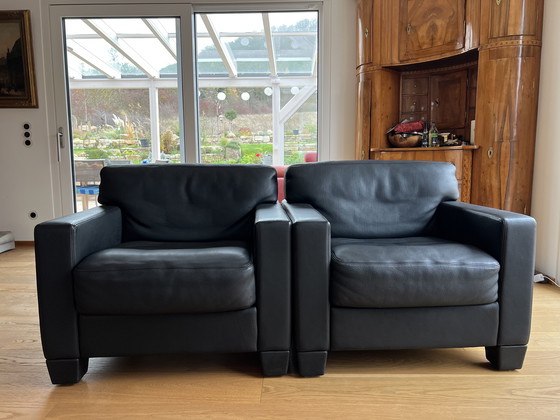 Image 1 of Set of 2 armchairs by de Sede DS 17