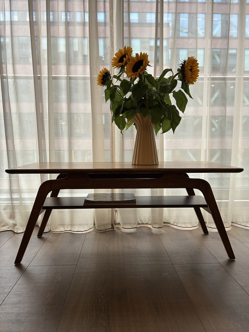 Vintage coffee table teak Danish design 1960's