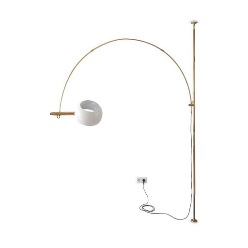 Florian Schulz BOCA | Lampes à arc vintage en laiton des années 70 | Luminaire