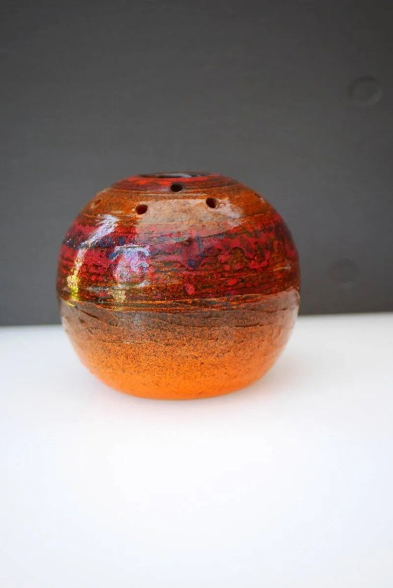 Image 1 of Mid-century art pottery vase in ceramic from Tilgmans
