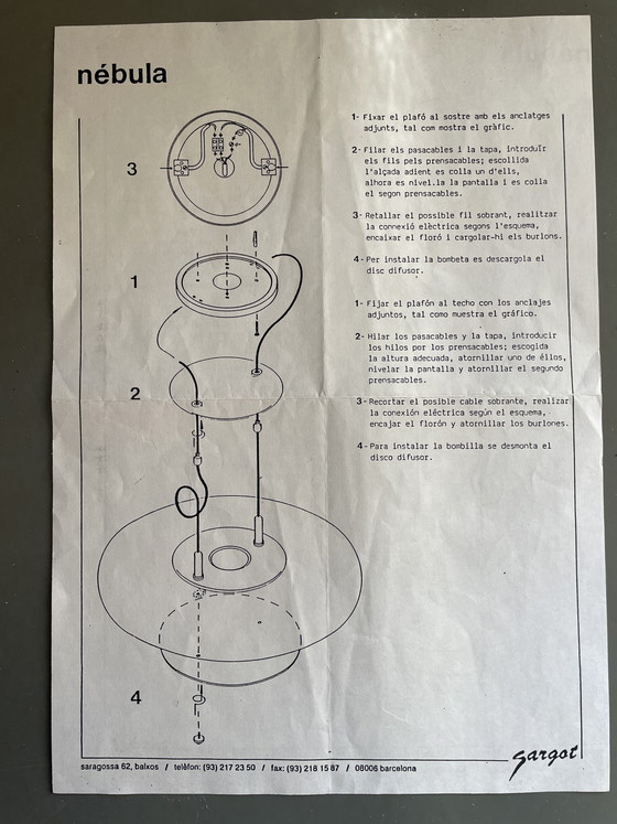 Image 1 of Nebula Sargot pendant lamp