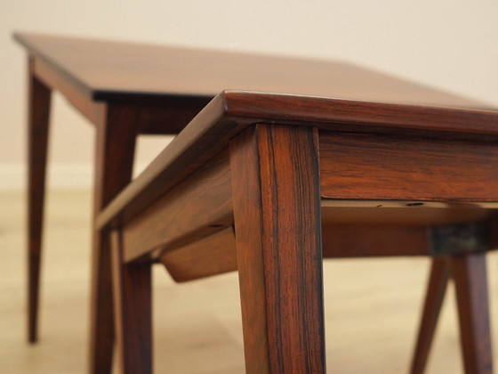 Image 1 of Set of three rosewood coffee tables, Danish design, 1960s, made in Denmark