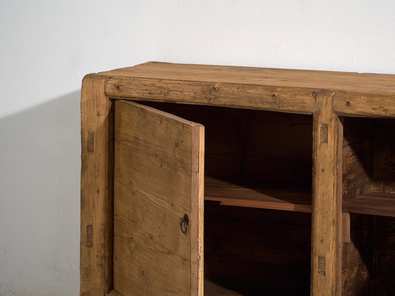 Buffet bas ancien de style primitif (c.1900) #2, Bois, Fer, Marron, Rustic (photo 52 sur 55)