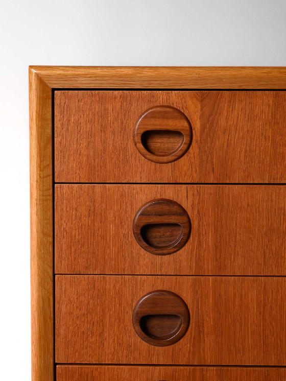 Image 1 of Buffet scandinave en teck et chêne des années 1950/60